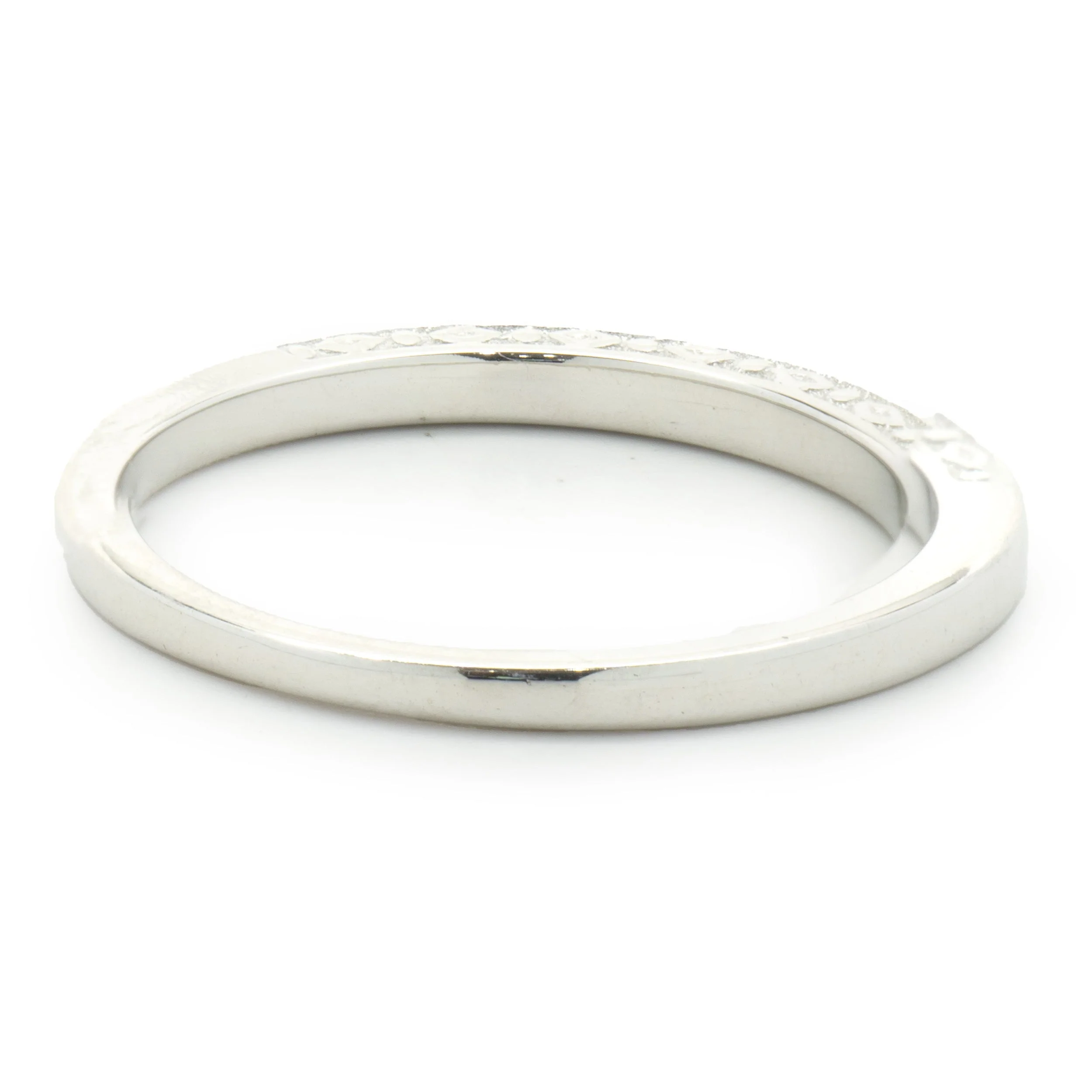 10 Karat White Gold Diamond Band - Image 3