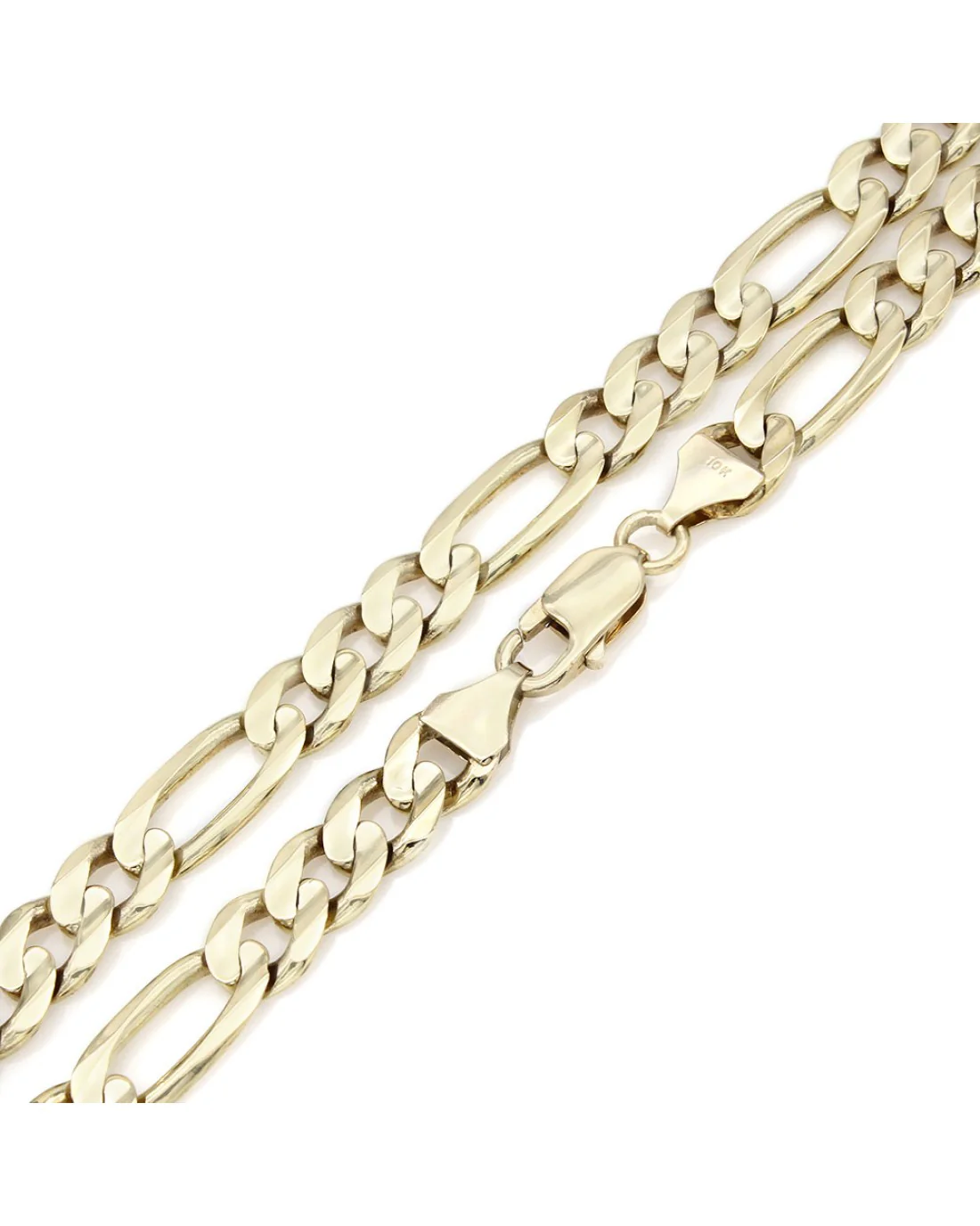 10KY Figaro Chain Necklace 20 In - Image 2