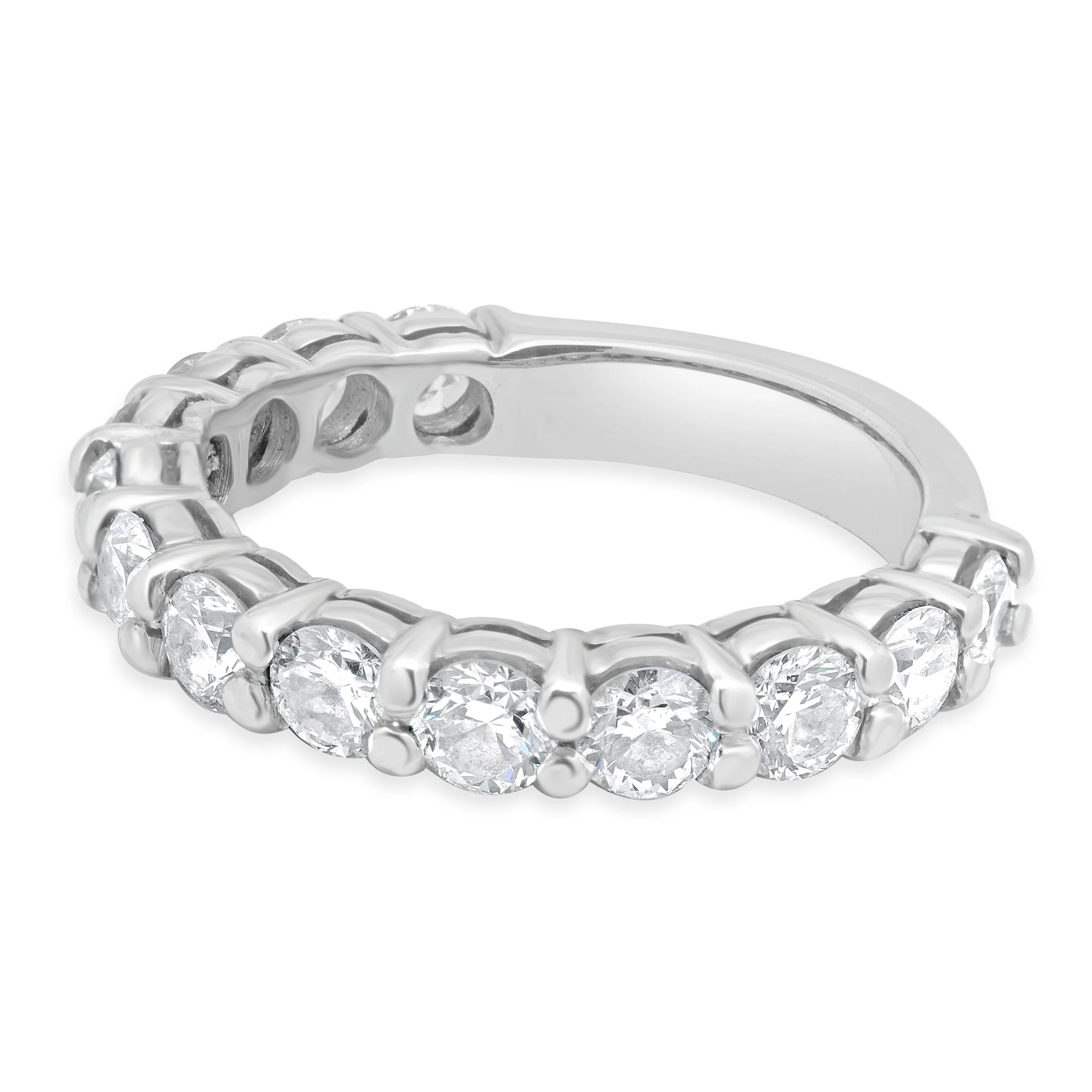 14 Karat White Gold Diamond Band - Image 2