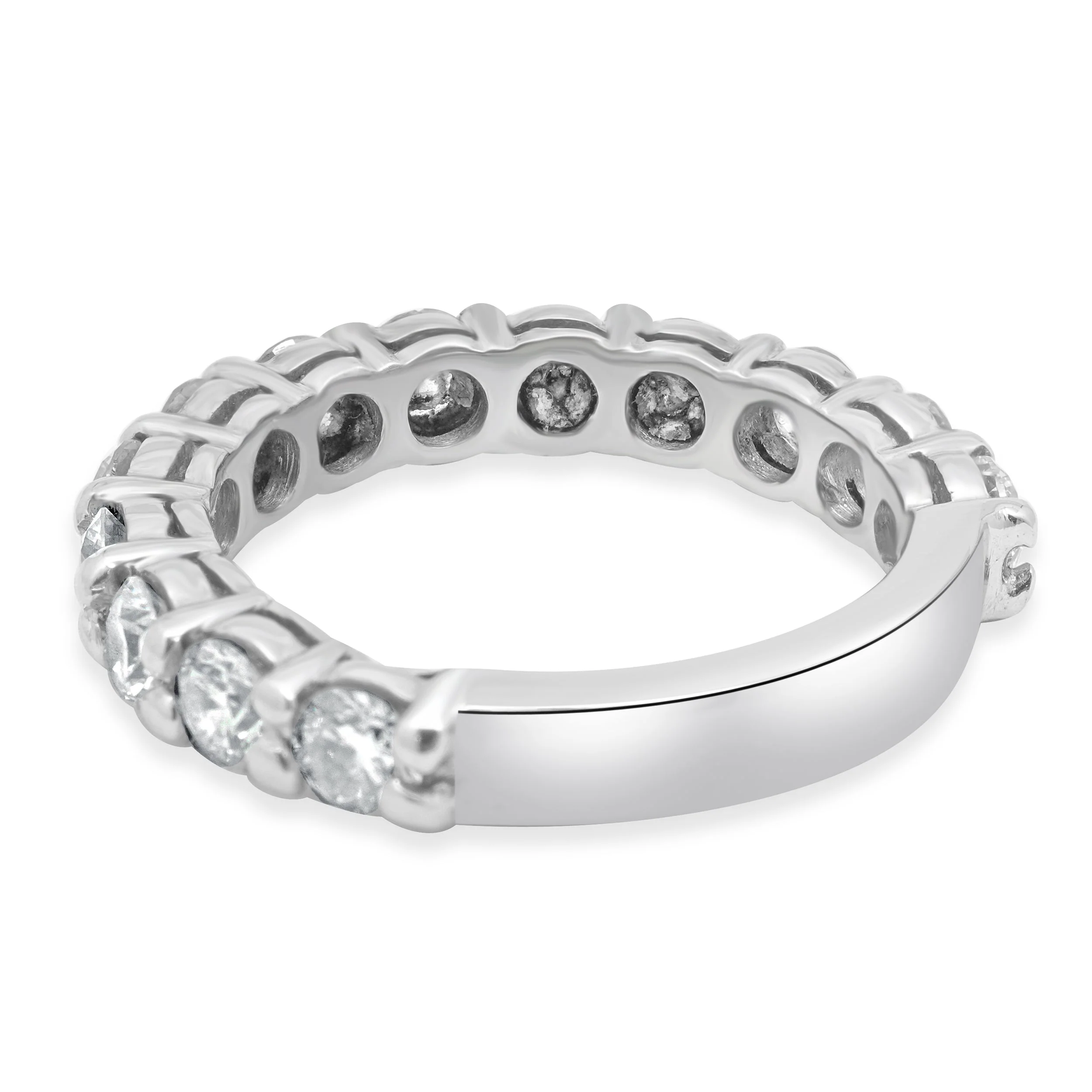 14 Karat White Gold Diamond Band - Image 3