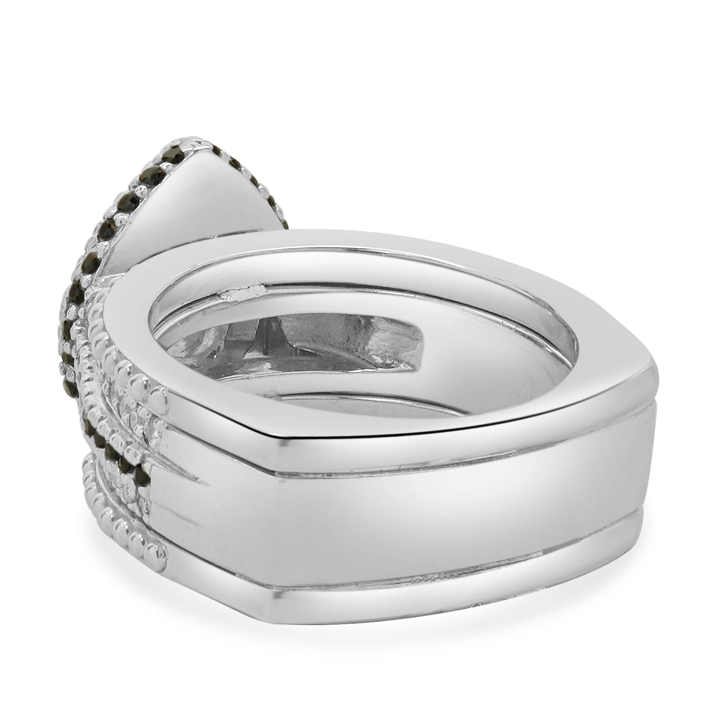 14K White Gold Pear Cut Diamond Engagement Ring - Image 4