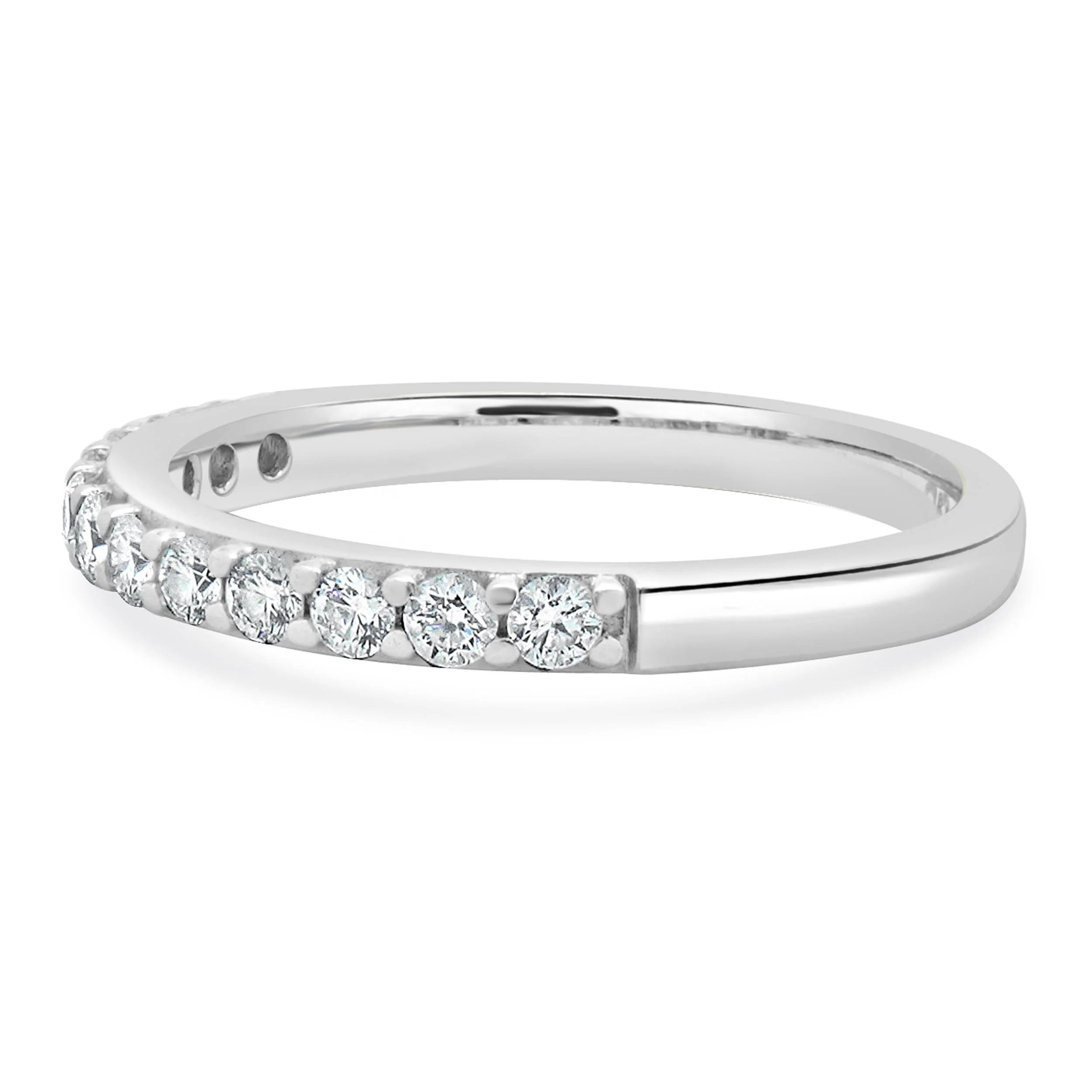 18 Karat White Gold Diamond Band - Image 2