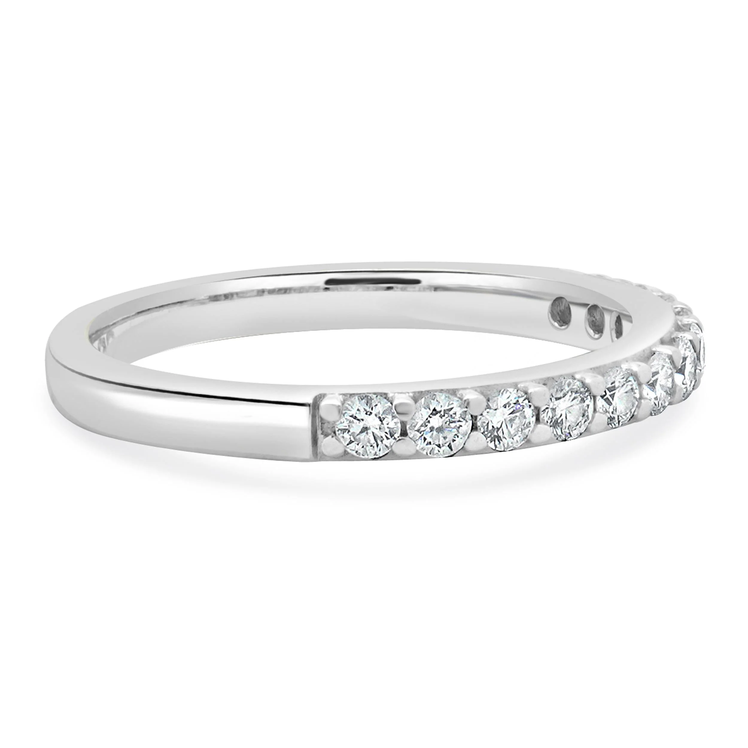 18 Karat White Gold Diamond Band - Image 4
