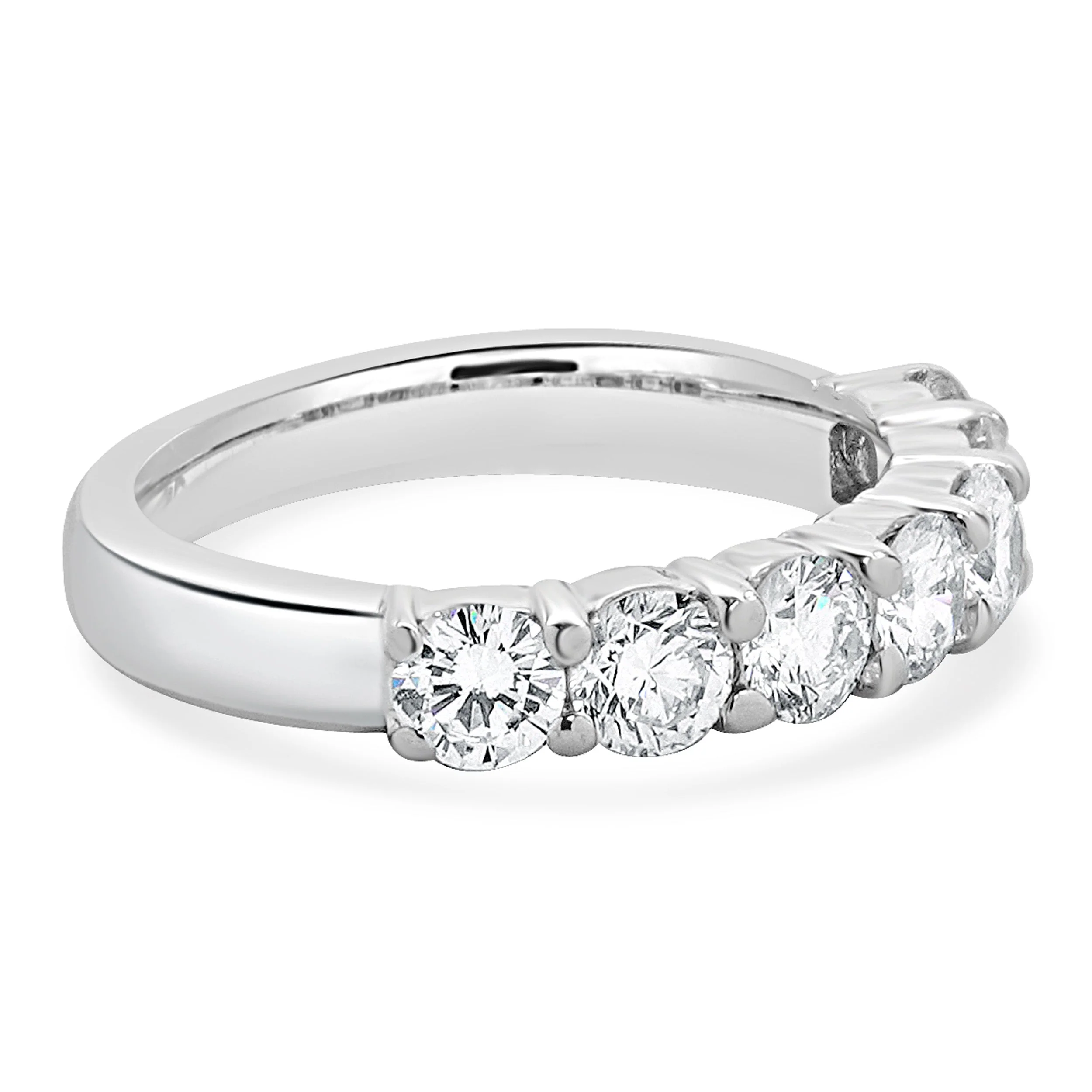 18 Karat White Gold Diamond Band - Image 4