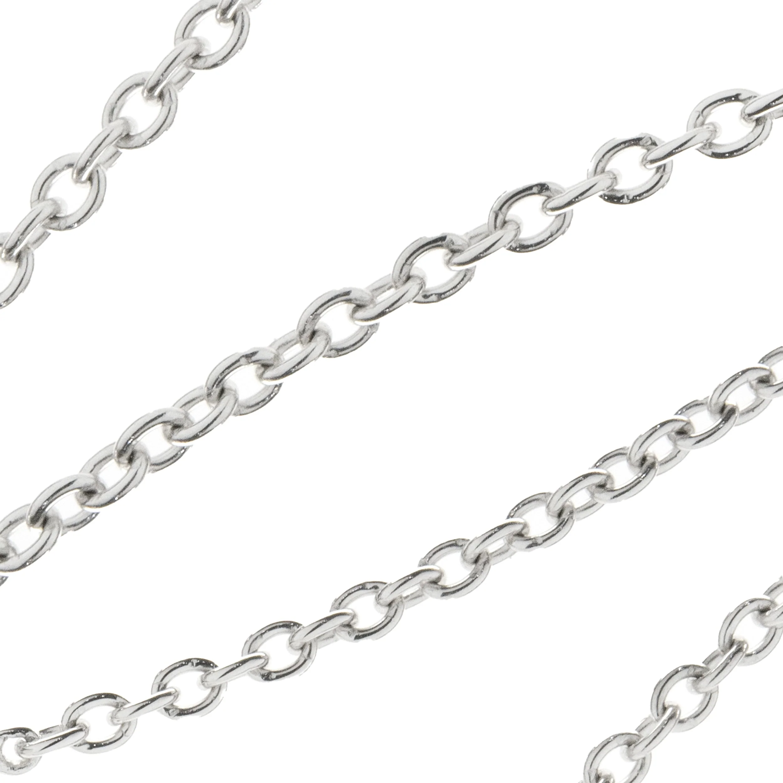 18 Karat White Gold Floral Diamonds By The Yard Necklace - Image 3