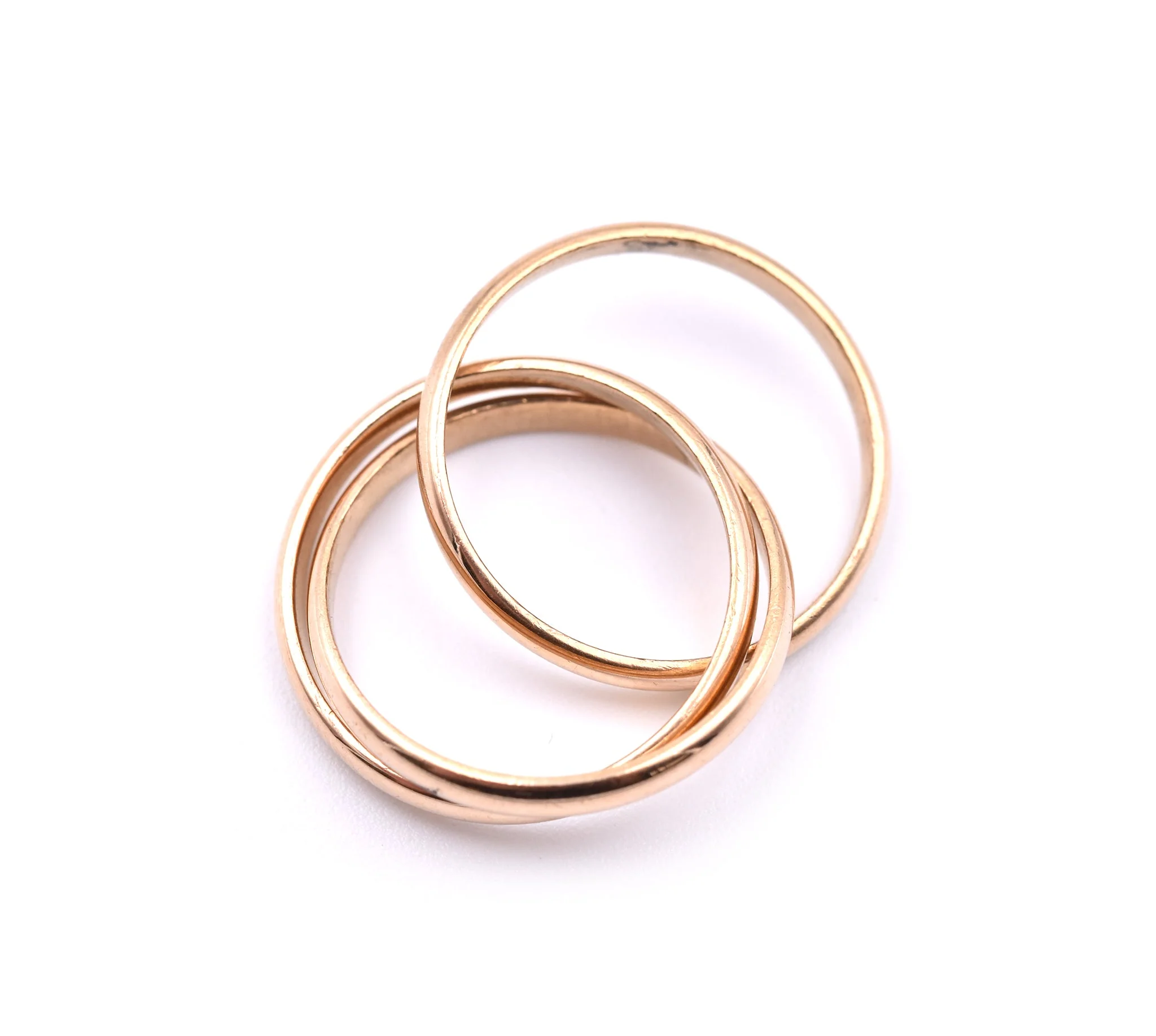 18 Karat Yellow Gold Rolling Ring - Image 3