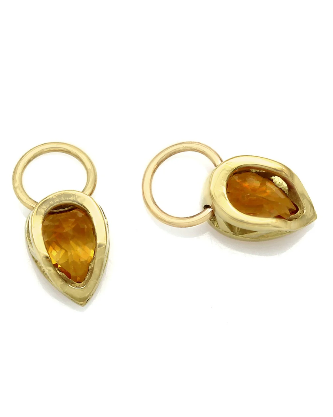 18KY Citrine Earring Charms - Image 2