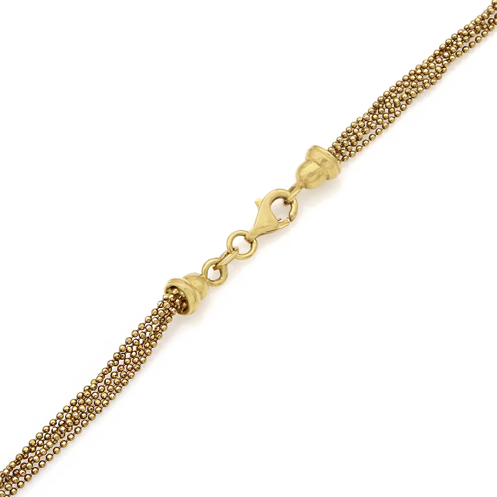 18KY Diamond Capped South Sea Pearl Necklace - Image 2
