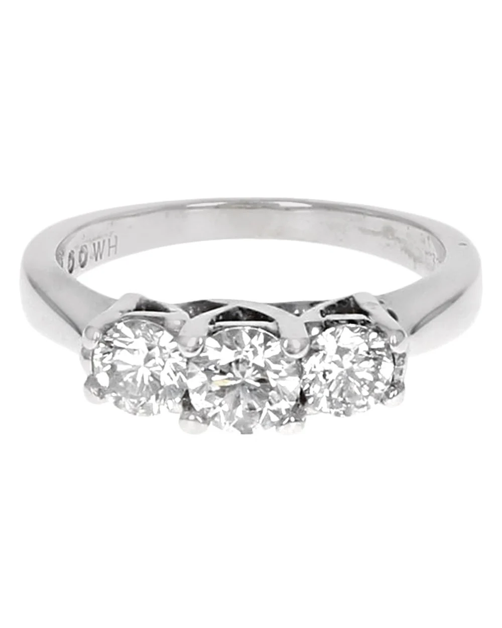 3 Stone Diamond Engagement Ring - Image 2