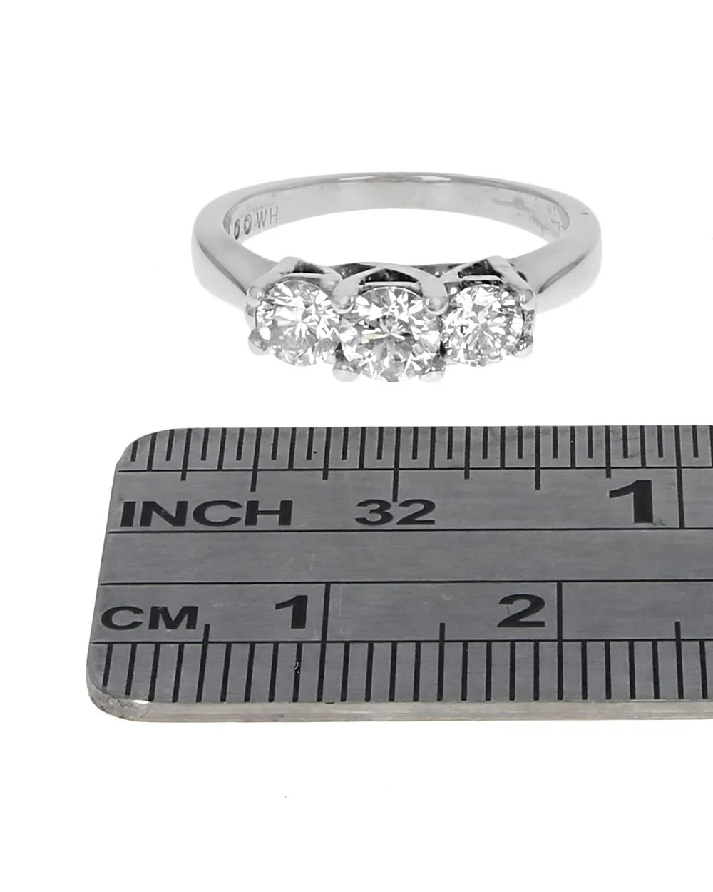 3 Stone Diamond Engagement Ring - Image 3
