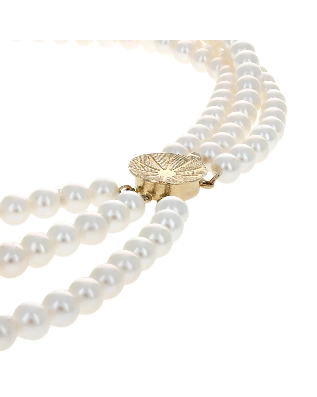 3 Strand Freshwater Pearl Nesting Necklace - Image 2