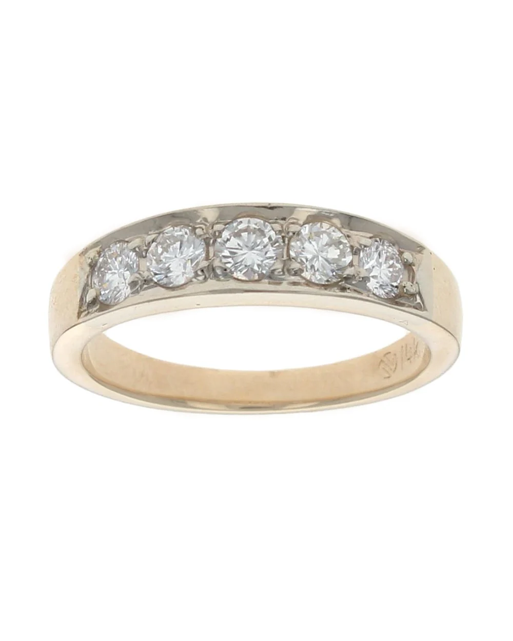 5 Stone Diamond Band - Image 2
