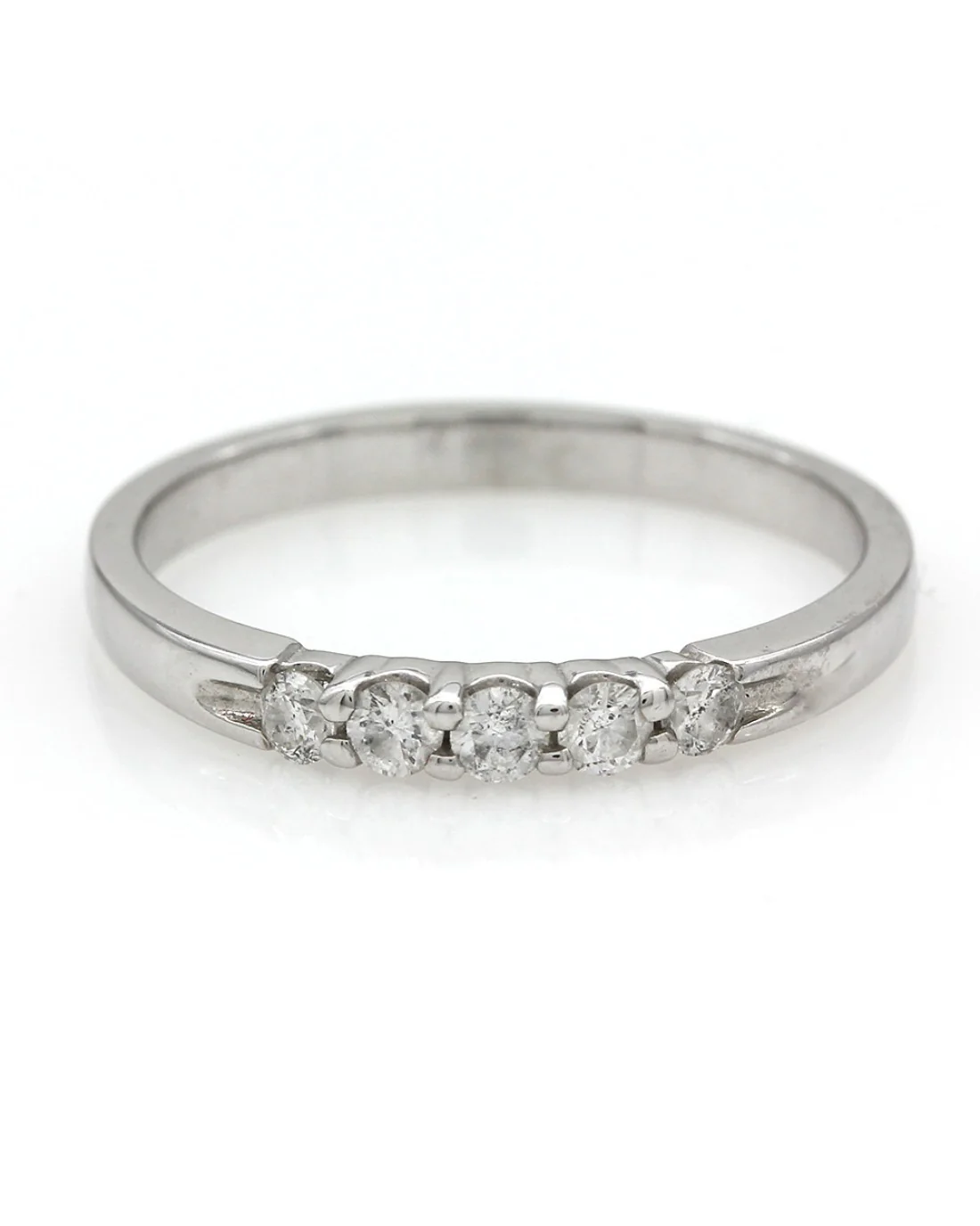 5 Stone Diamond Band Ring - Image 2