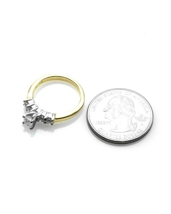 5 Stone Diamond Engagement Ring - Image 3