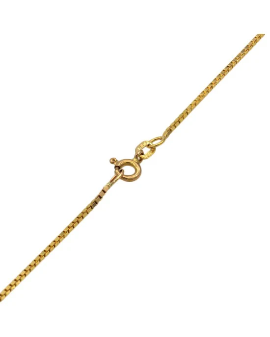 Ammolite and Diamond Accent Necklace in Yellow Gold - Image 2