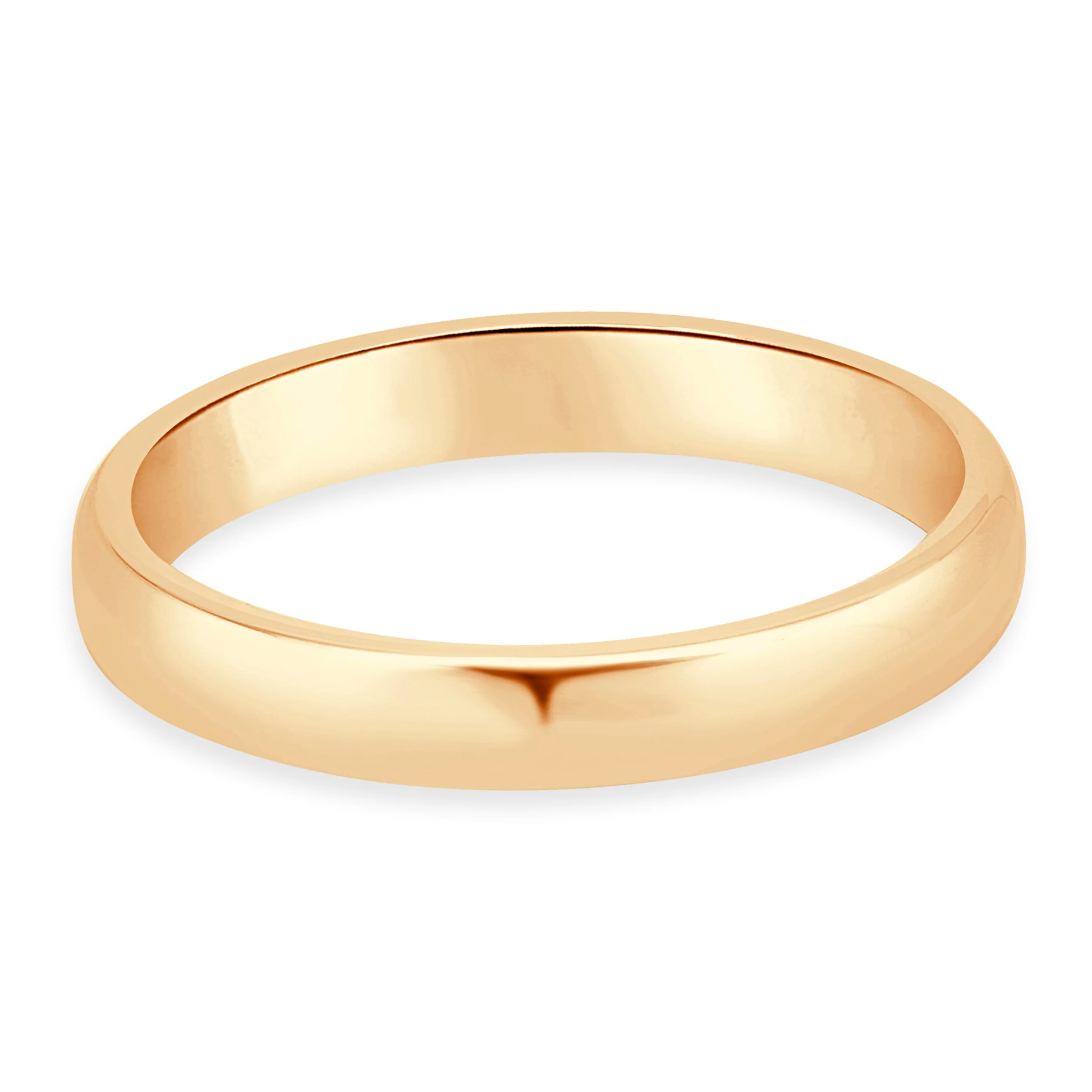 Cartier 18 Karat Rose Gold 1895 Wedding Band 3.5mm
