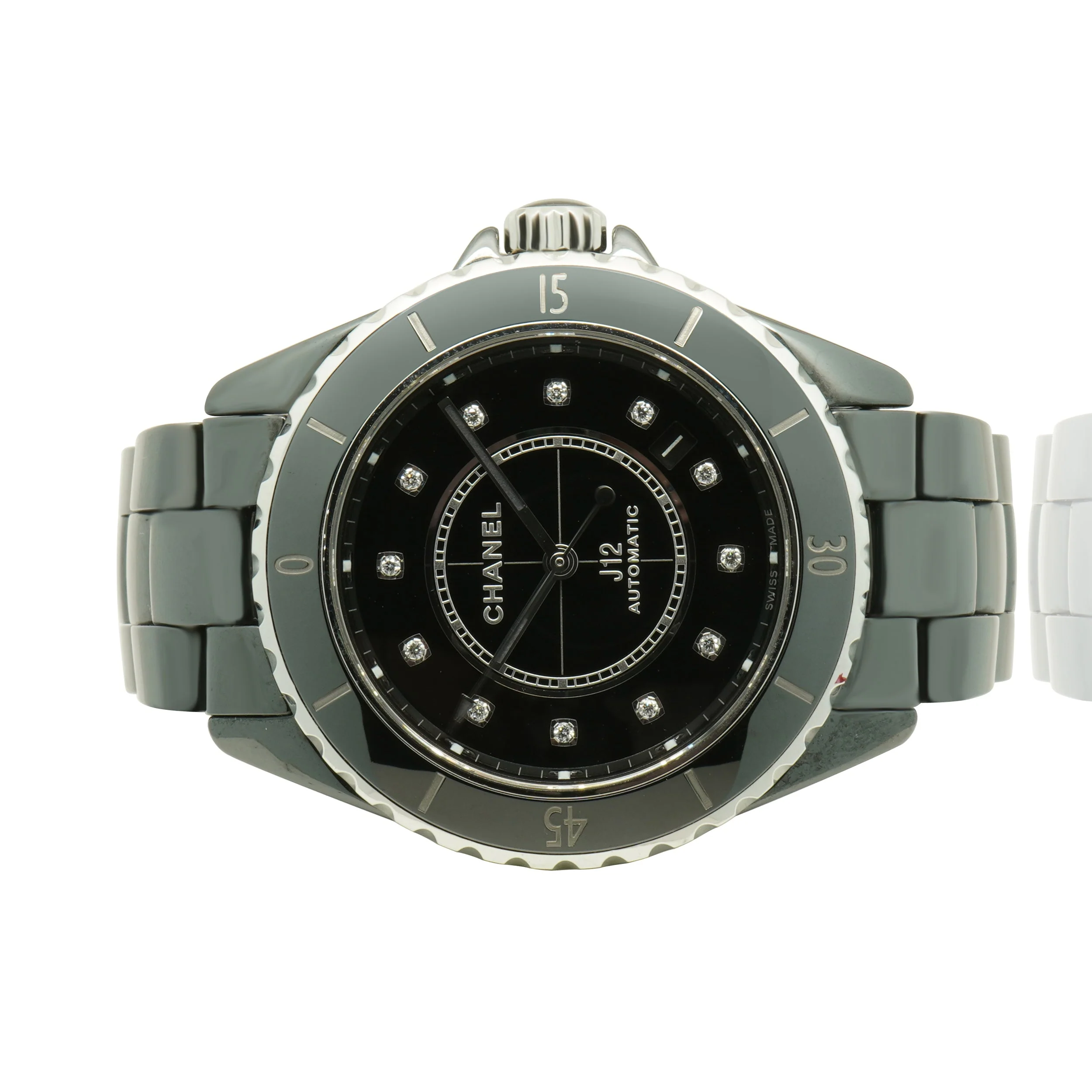 Chanel Black Ceramic and Stainless Steel J12 Automatic 38mm - Image 2