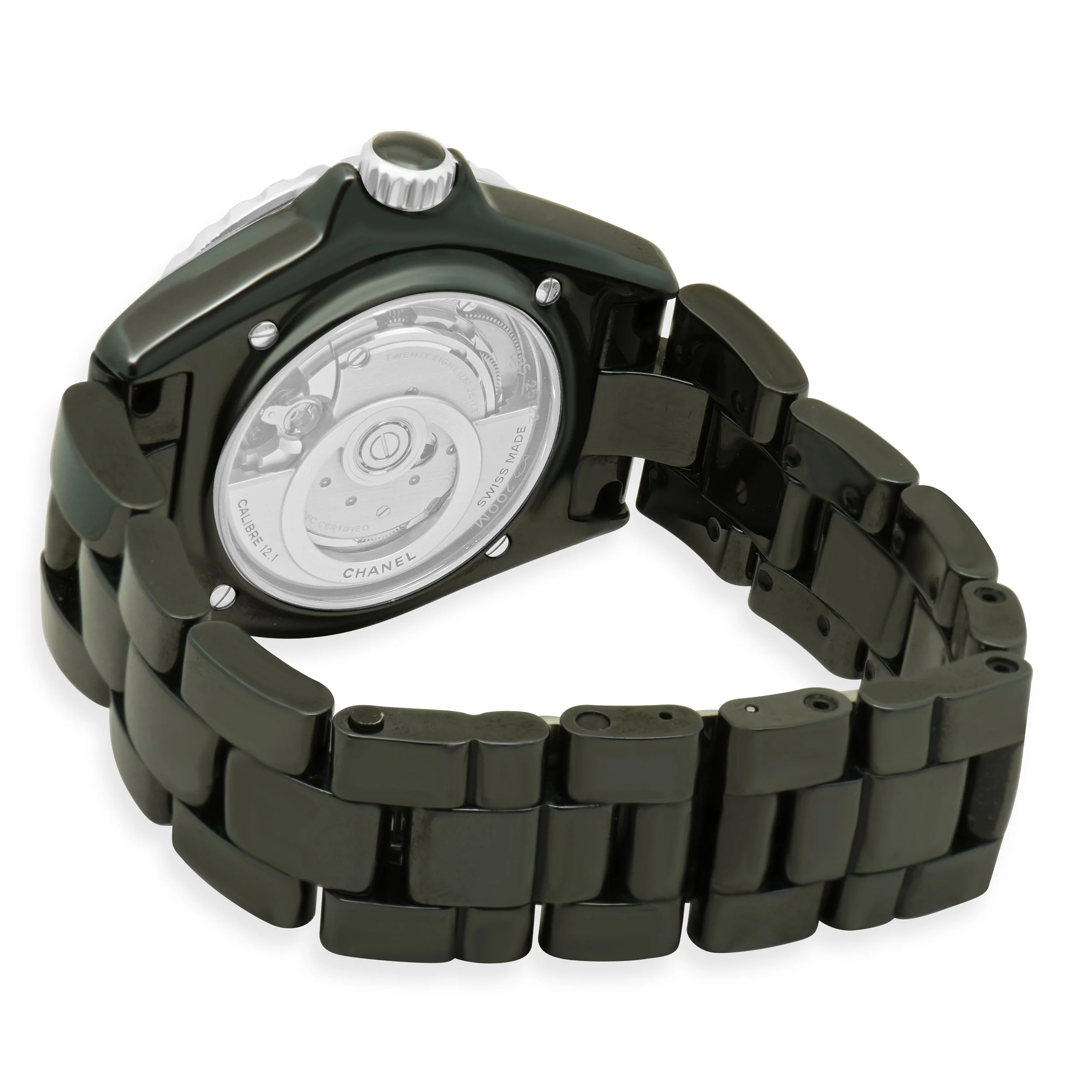 Chanel Black Ceramic and Stainless Steel J12 Automatic 38mm - Image 3