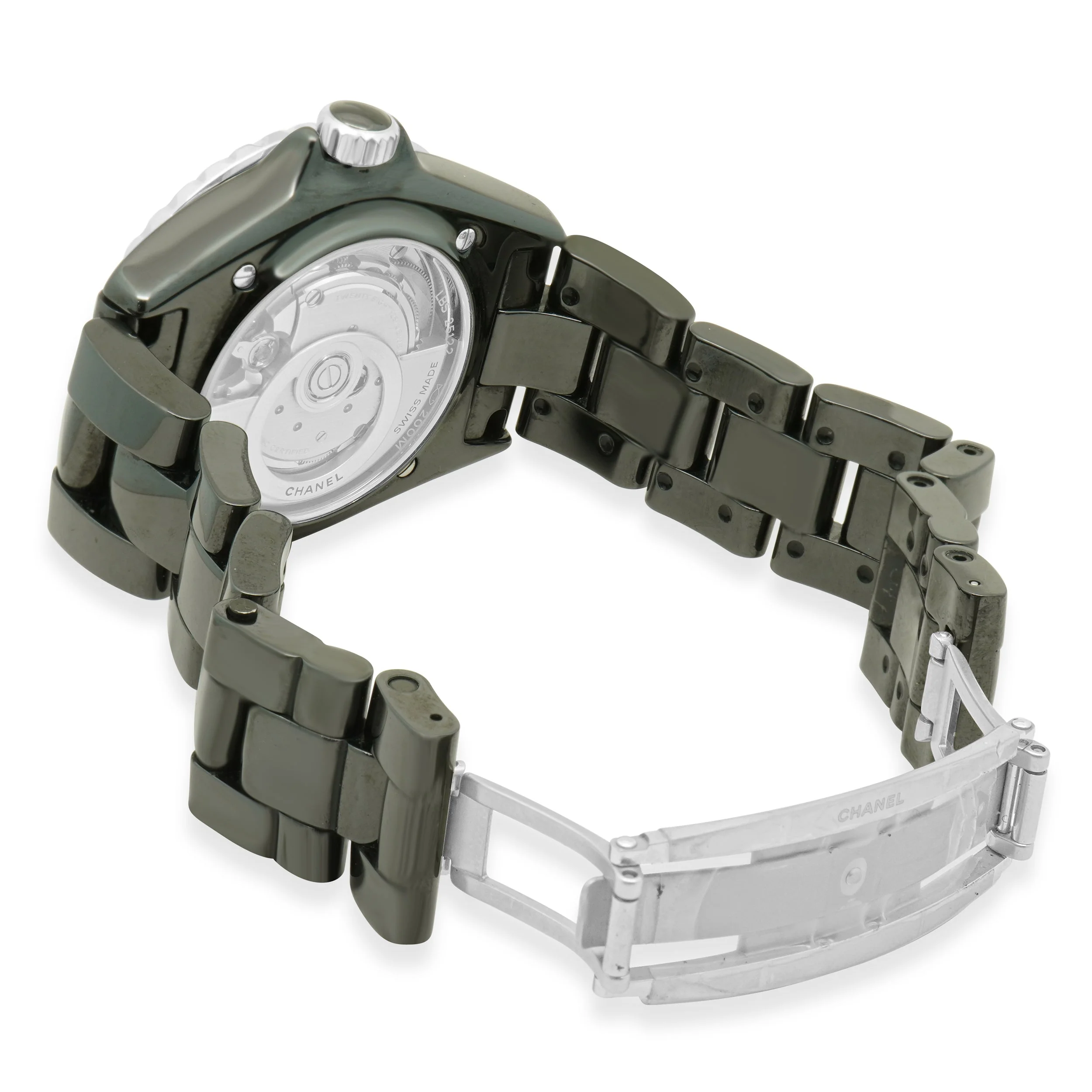 Chanel Black Ceramic and Stainless Steel J12 Automatic 38mm - Image 4