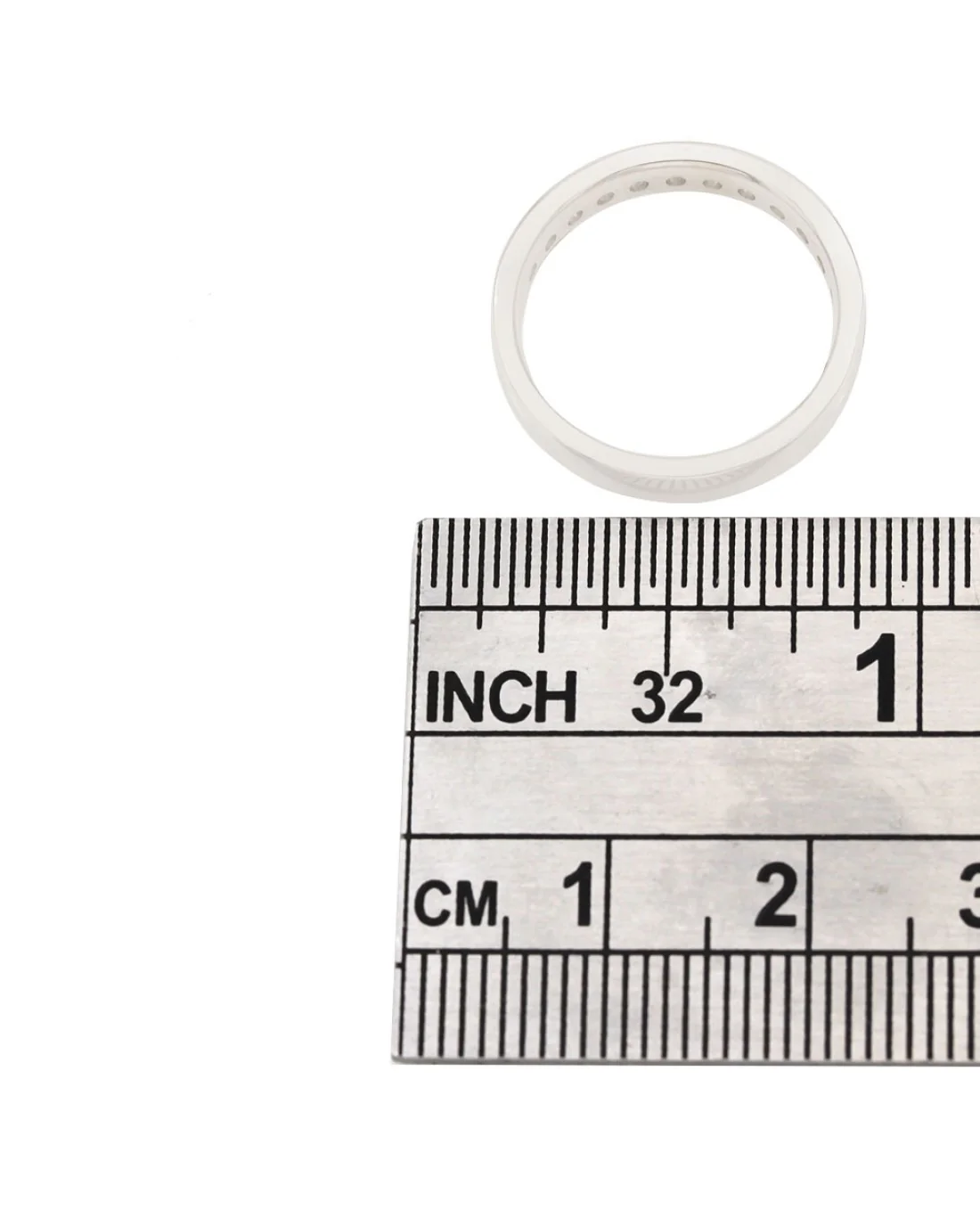 Channel Set Diamond Band in Gold - Image 3