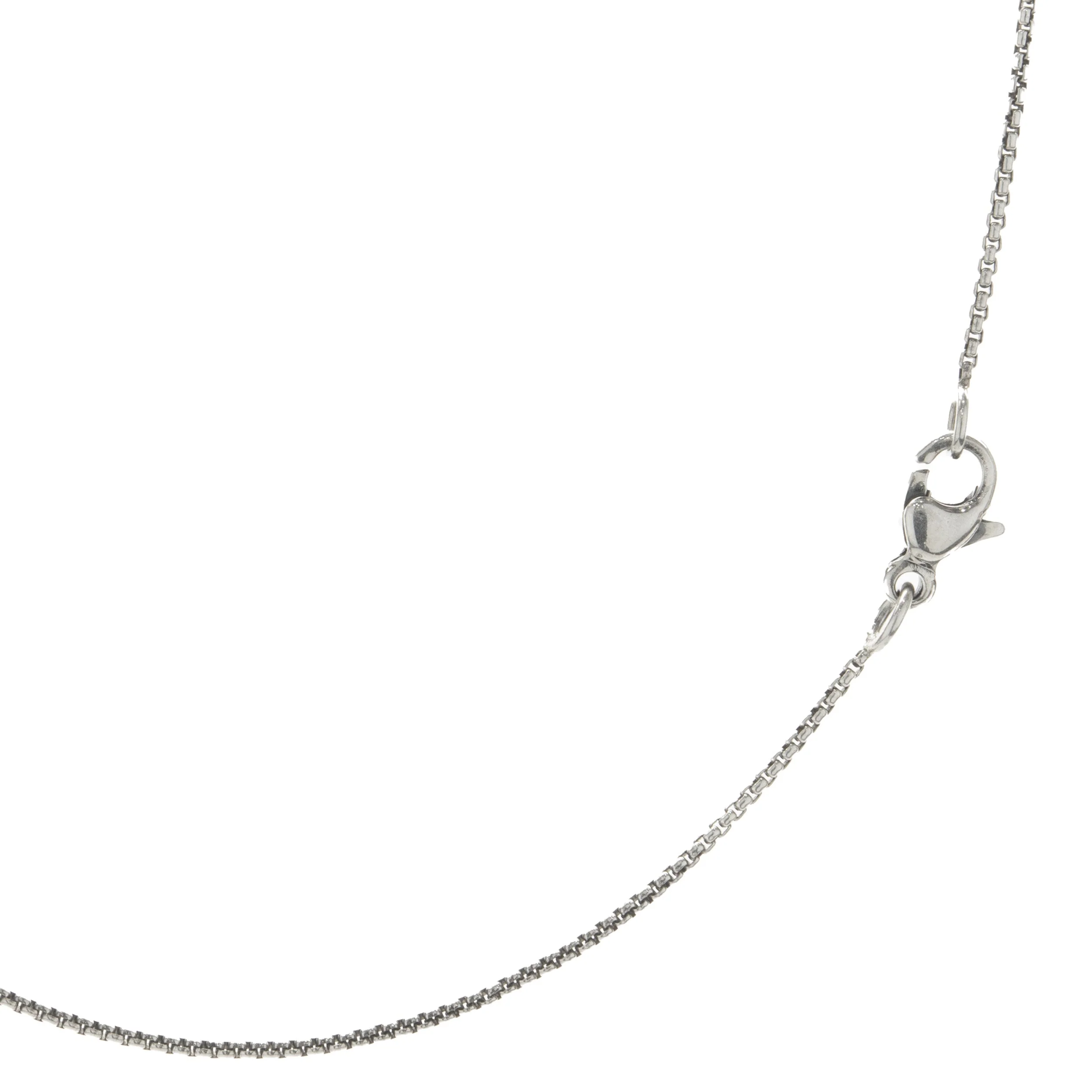 David Yurman Sterling Silver Diamond Quatrefoil Disc Necklace - Image 3