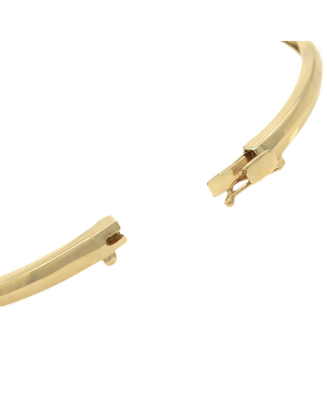 Diamond Bypass Hinged Bangle Bracelet - Image 2