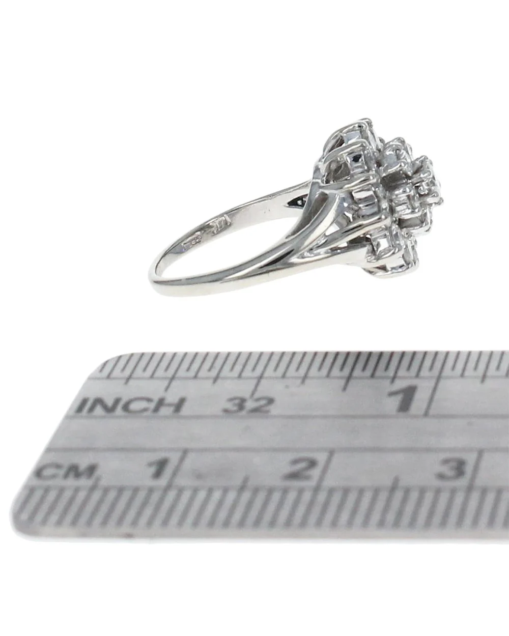 Diamond Cluster Ring in Gold - Image 3