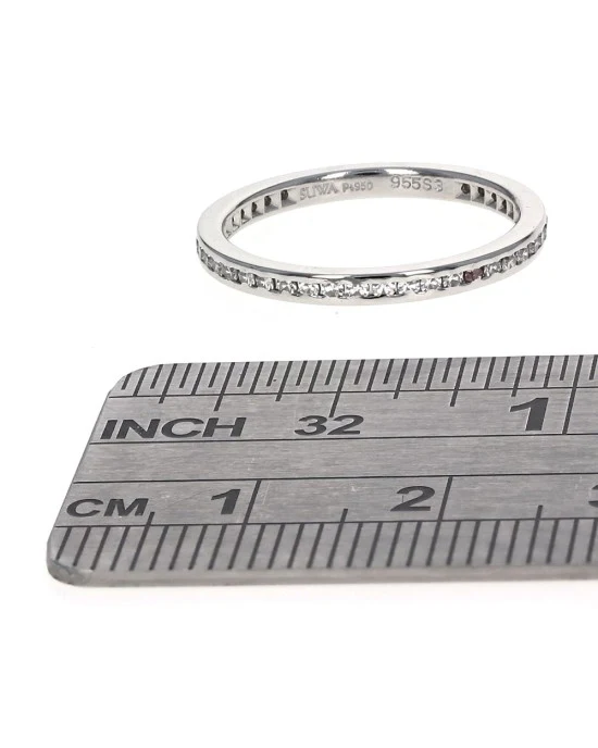 Diamond Eternity Band in Platinum - Image 3