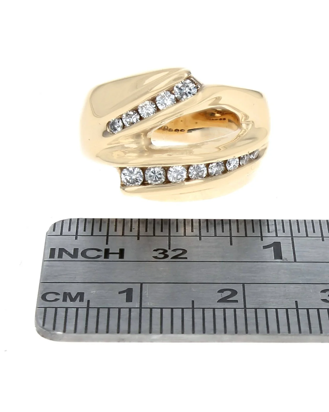 Diamond Open Bypass Tapered Band - Image 3