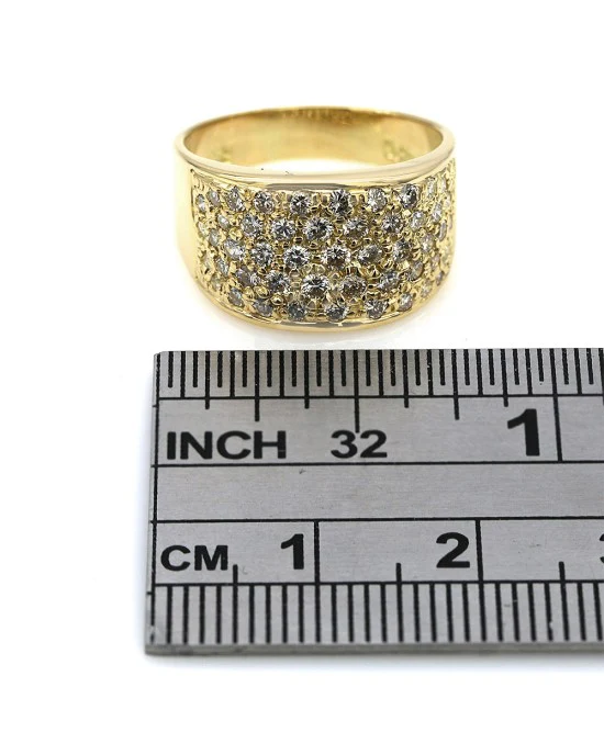 Diamond Pave Tapered Band - Image 3
