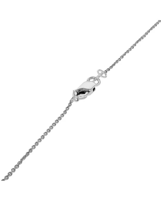 Diamond Pinwheel Drop on Cable Chain Necklace - Image 2