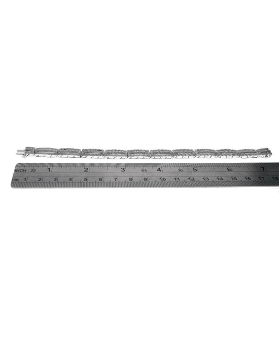 Diamond Rectangular Station Bracelet - Image 3