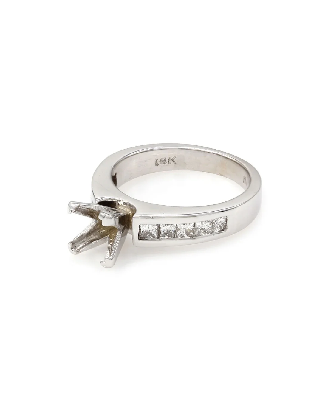Diamond Ring Mounting in Gold - Image 3