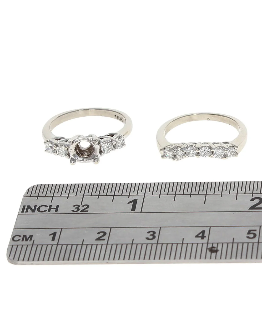 Diamond Semi Mount and Guard Ring Set - Image 3