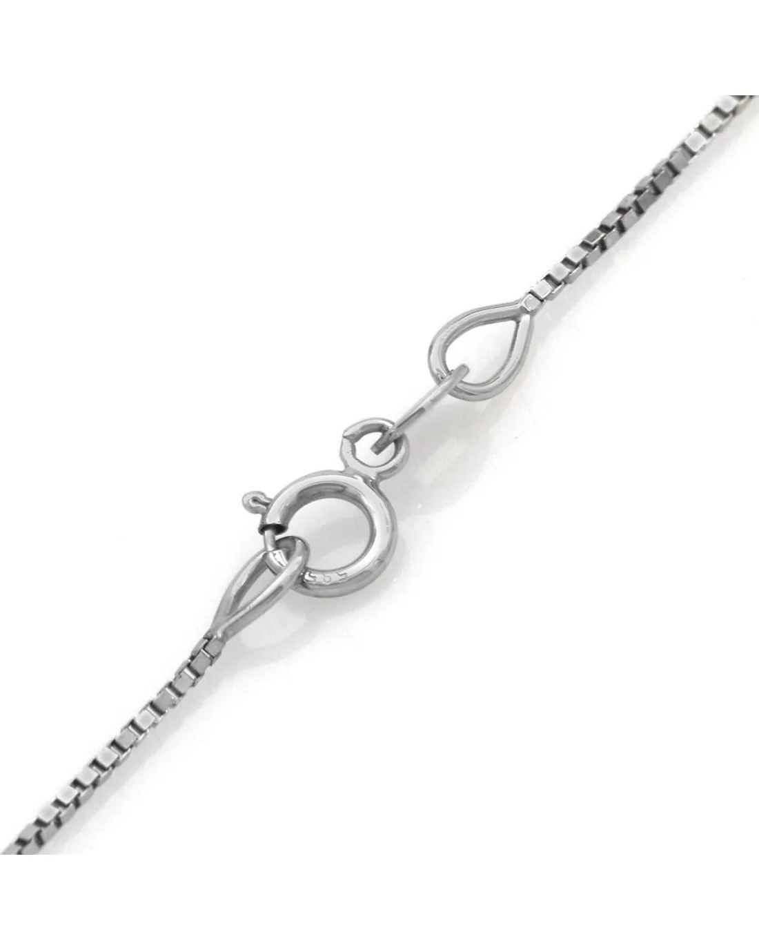 Diamond Solitaire Knot Drop Necklace - Image 2