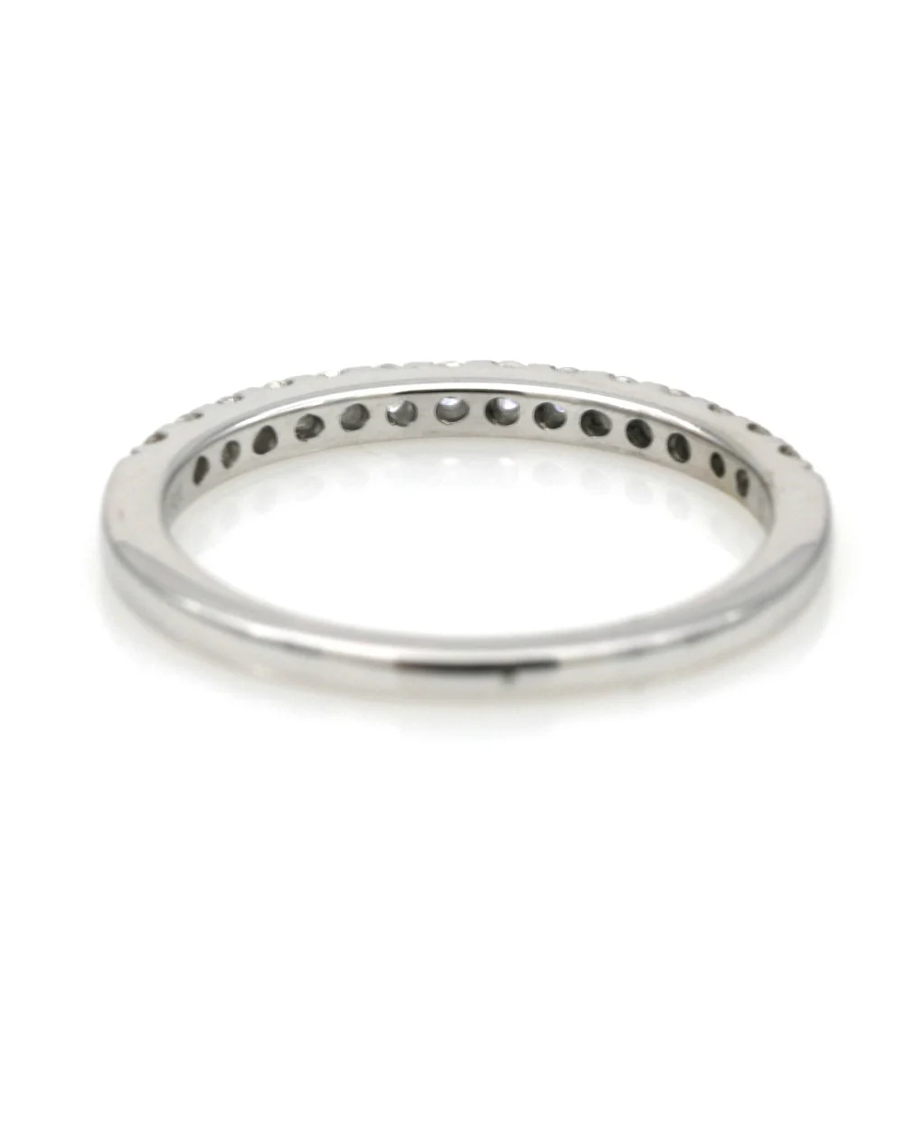 Diamond Thin Band in White Gold - Image 3