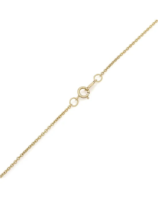 Double Circle Diamond Drop Necklace - Image 2