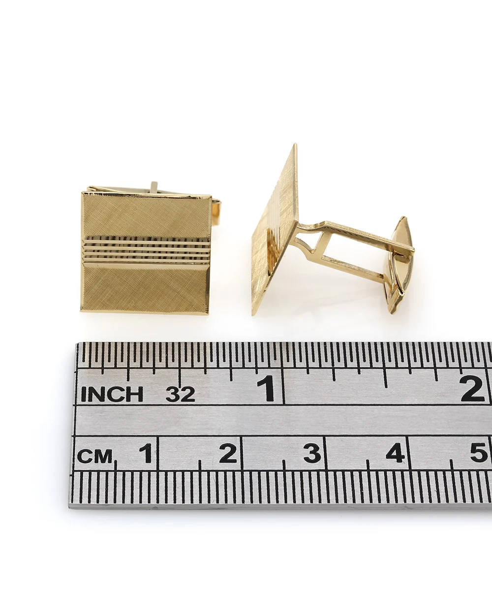 Florentine Gold Cufflinks - Image 3