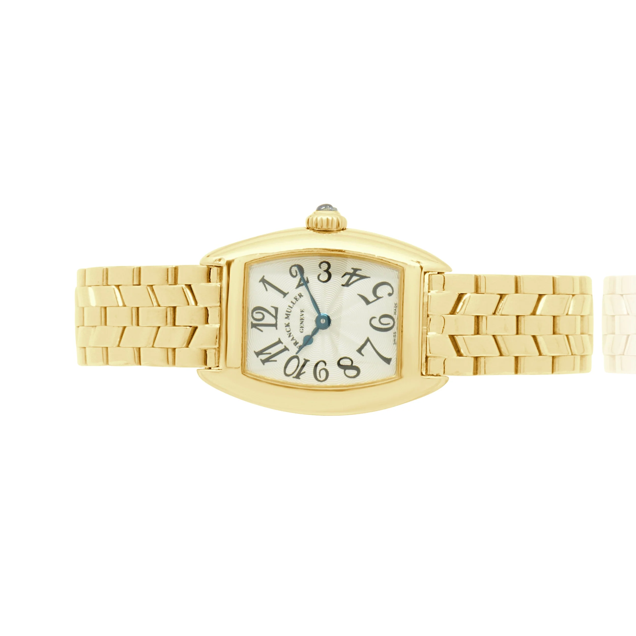 Franck Mueller 18 Karat Yellow Gold Tonneau Curvex 22mm - Image 2