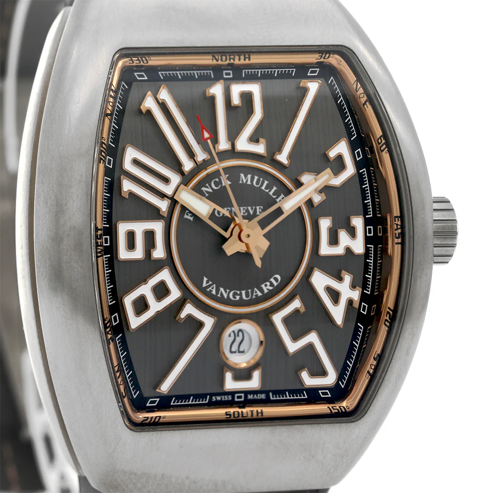 Franck Muller Vanguard Classic 41mm Titanium Gray Dial V41SCBRTT5NGR - Image 2