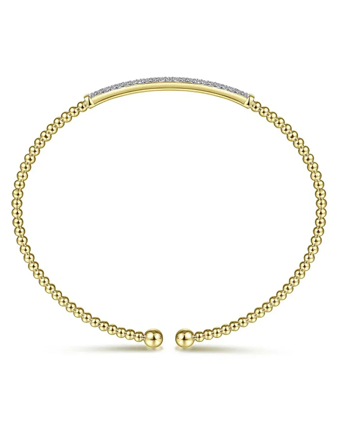 Gabriel & Co. Bujukan Diamond Bar Split Bangle - Image 3