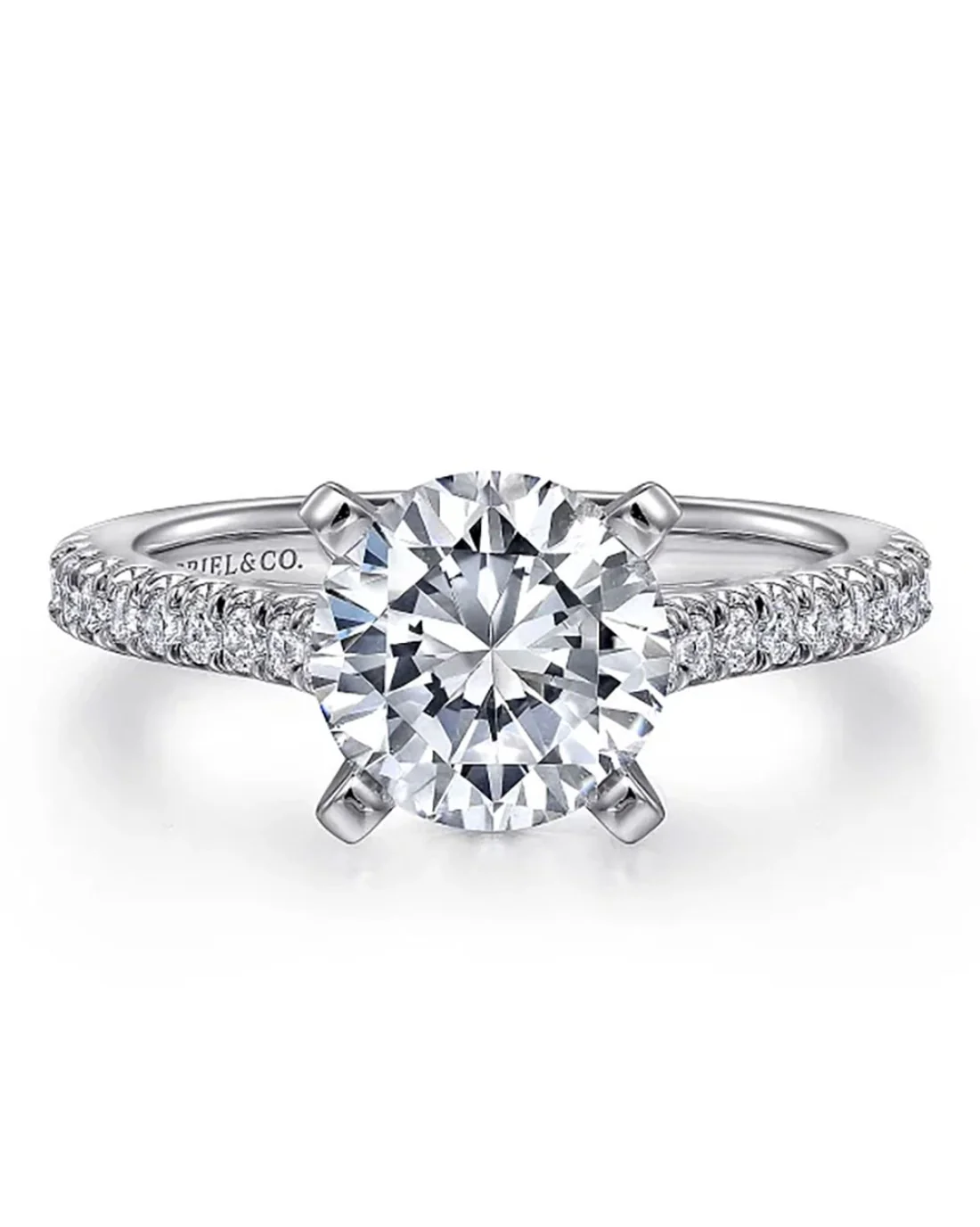 Gabriel & Co. Classic Collection Diamond Engagement Ring - Image 2