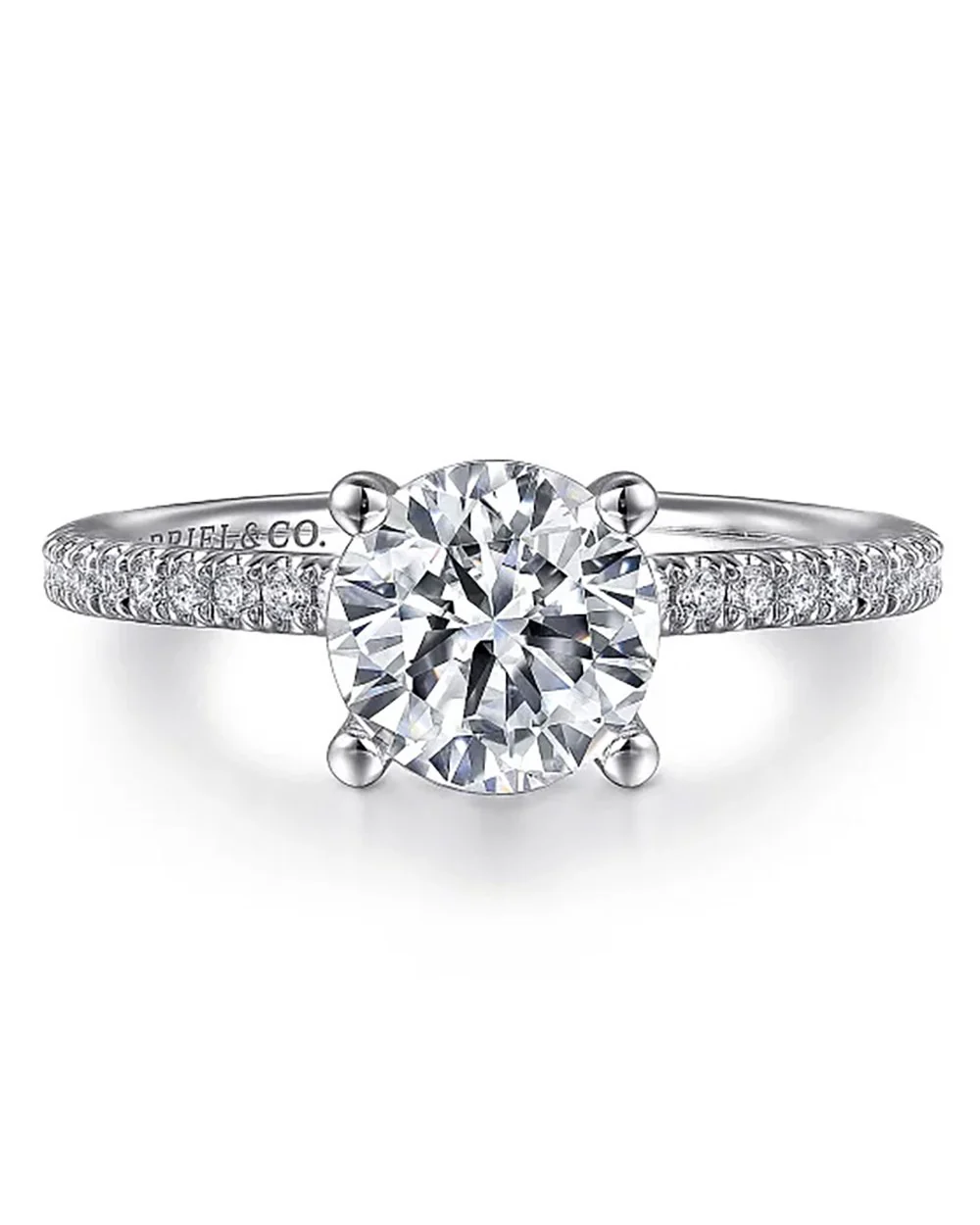 Gabriel & Co. Classic Collection Diamond Semi Mount - Image 2