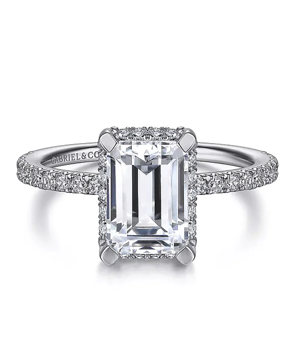 Gabriel & Co. Classic Collection Diamond Semi Mounting - Image 2