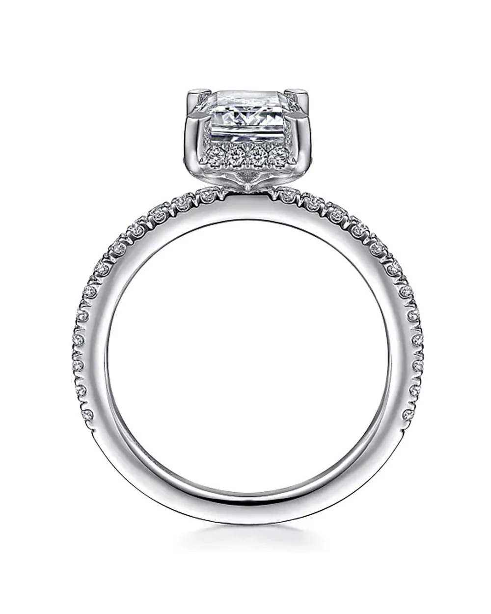Gabriel & Co. Classic Collection Diamond Semi Mounting - Image 4