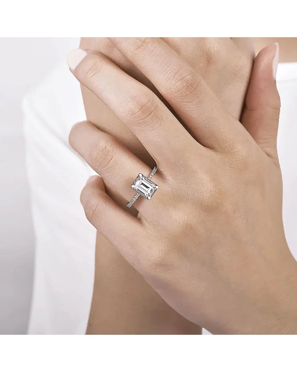 Gabriel & Co. Classic Collection Diamond Semi Mounting - Image 5
