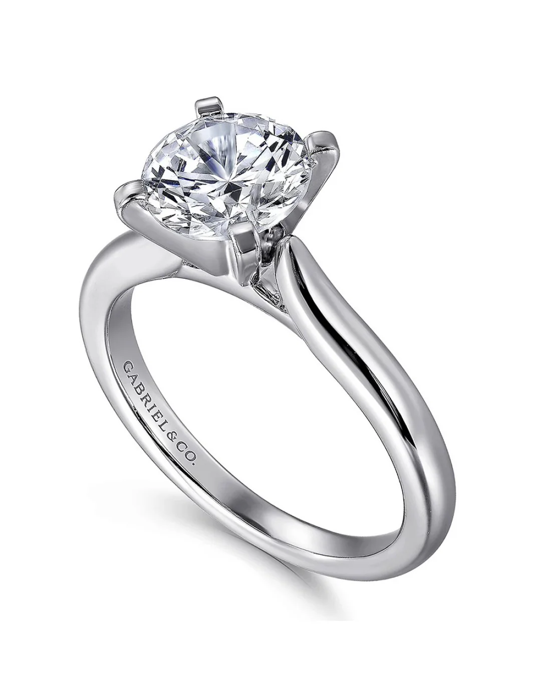 Gabriel & Co. Classic Collection Solitaire Engagement Ring - Image 3