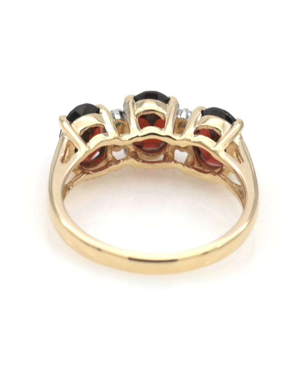 Garnet and Diamond Accent Ring - Image 3