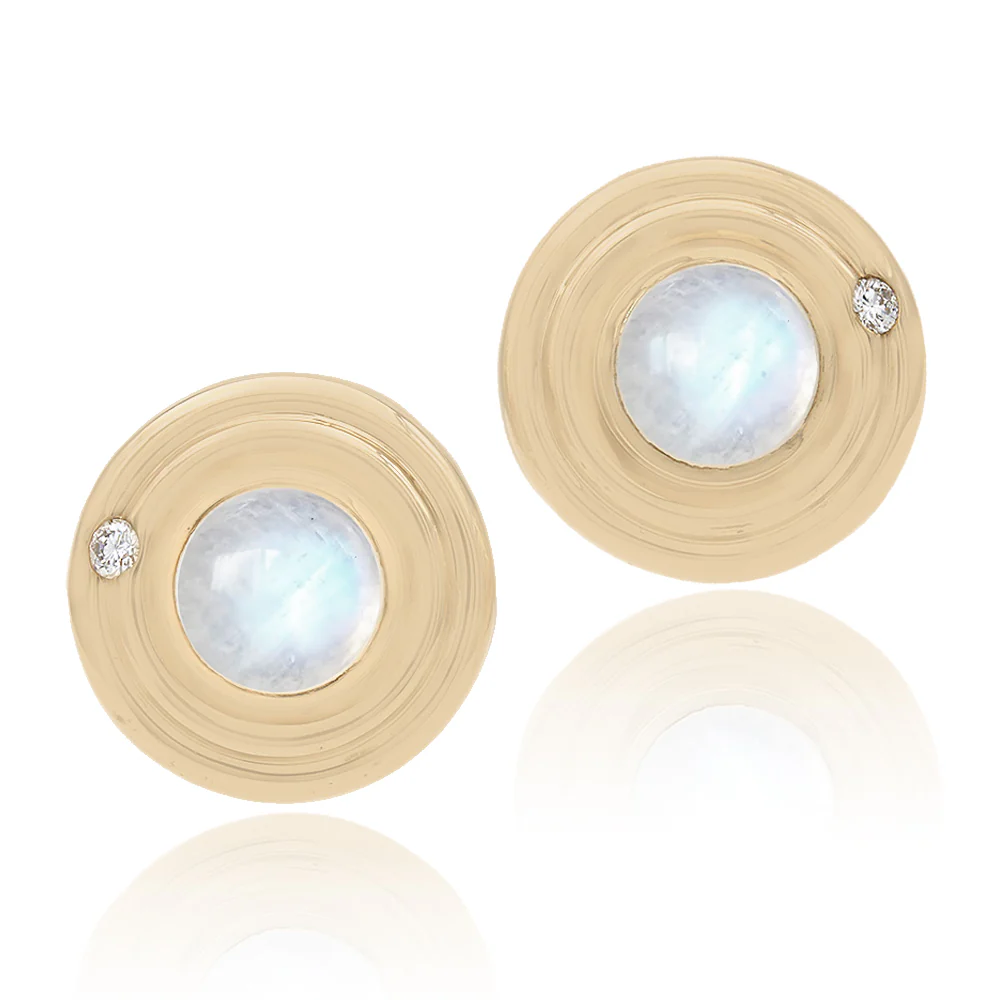 Gauthier Moonstone and Diamond Accent Earrings