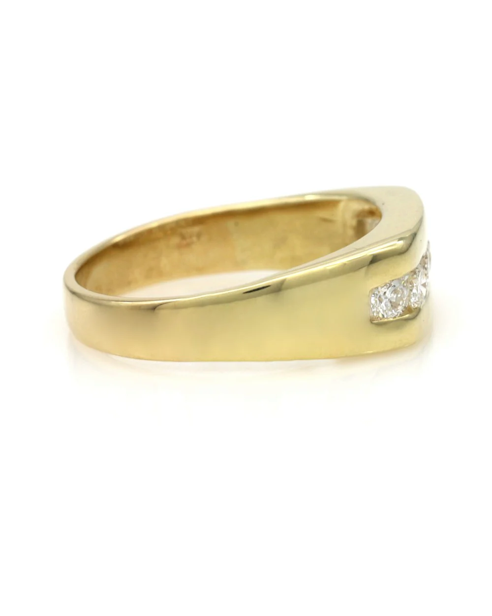 Gentlemans Channel Set Diamond Ring - Image 2